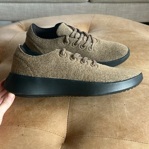 Allbirds Wool Runner Sneakers Neutral Earth Tone Minimalist, Men's US 11 / EU 44